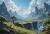 make a environment concept art and background