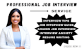 provide professional job interview prep, resume review, and mock interviews