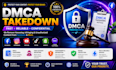 takedown harassing remove copyright  instagram facebook youtube google dmca