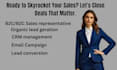 be sales representative, expert sales closer, deal closer, lead conversion, b2b