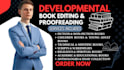 proofread, edit, format nonfiction, memoir, fiction developmental book editor
