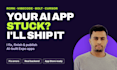 fix your rork, vibecode or bolt ai generated app and publish it