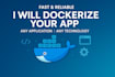 dockerize and deploy your application with cicd integration
