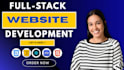 design and build frontend and fullstack websites