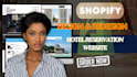 build shopify hotel reservation website spa booking website travel website