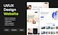 design responsive UI UX website or landing page in figma