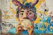 create unique street art graffiti collage