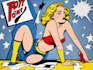 draw a retro pop art roy lichtenstein style