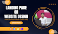 design html css bootstrap website and html css bootstrap landing page