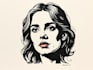 create a portrait print linocut