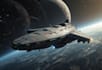 create a sci fi spaceship art