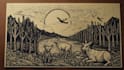 create a linocut illustration