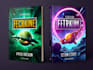 create professional fantasy book cover and sci fi book cover