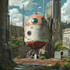 draw concept art illustration and science fiction city fantasy art