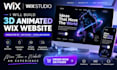 build 3d animated wix website interactive 3d wix studio scrolling website design