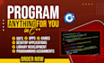do python, java, c language, html and php assignment project