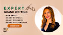 write targeted grant proposals and grant applications