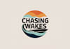 design chasing wakes boat logo