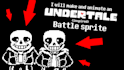 create an undertale inspired pixel art sprite and animate it