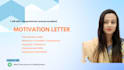 edit and proofread your cover and motivation letter