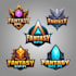 create a professional fantasy, rpg, medieval and rustic logo