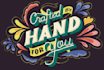 create a hand drawn lettering composition