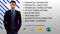do quantitative analysis, stock forecasting, trading bot, backtesting in python