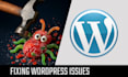 fix bugs, errors, issues related to wordpress, woocommerce