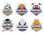 do professional basketball, football, baseball, sports logo or graphics design