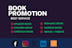 amazon book promotion, children book, cook book, christian book, booktok ads