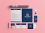 create complete branding kit package with minimalist logo
