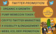 trend your crypto twitter, pump ico, web3, presale memecoin, x token promotion