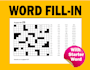 create professional word and number fill in puzzle books for amazon KDP