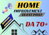 do home guest post on high da home blogs