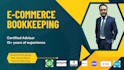 handle shopify, amazon, ebay bookkeeping in quickbooks xero
