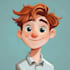 design a professional cartoon character