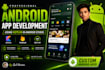develop custom android app using kotlin in android studio