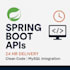 develop restful apis with java spring boot and mysql