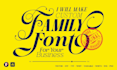 custom font family for your brand with commercial rights