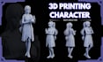sculpt custom 3d characters and figurines for 3d printing