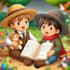 create eye catching childrens story book