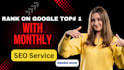 provide monthly SEO services with detailed report