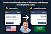 localize and translate your website and games in arabic