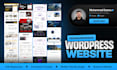 design, redesign, clone or revamp wordpress website using elementor pro
