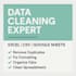 clean and organize your excel, CSV, or google sheets data