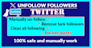 do superfast manually unfollow your twitter account