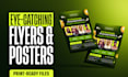design eye catching flyers, posters, and leaflets that get results