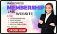 build dynamic and responsive wordpress membership website