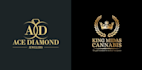 redesign edite realistic metallic silver, gold, 3d logo