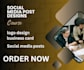 expert social media post design with 24hours